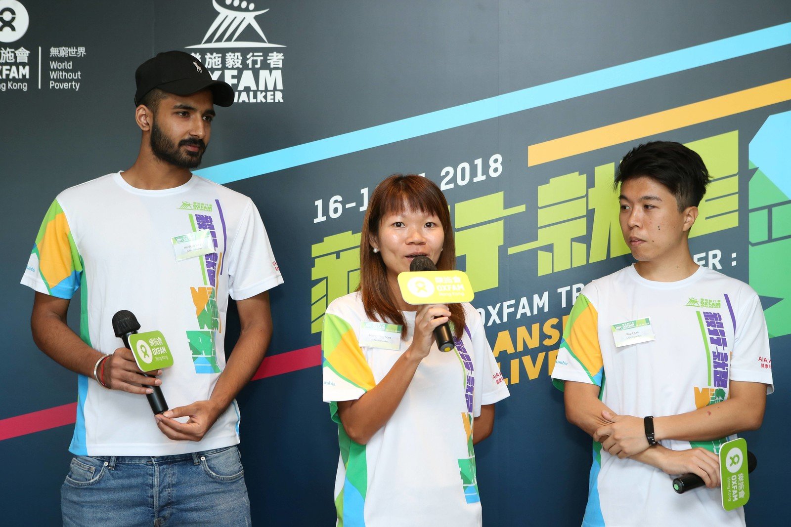 Three models from this year’s OTW poster shared their stories of transformation (left to right): Hardeep Singh, who joined OTW last year for the first time when he turned 18; Leung Ying Suet, first runner-up who broke the Mixed Team Champion record and Rap Chan, a two-time OTW participant and the creator of Dustykid. 