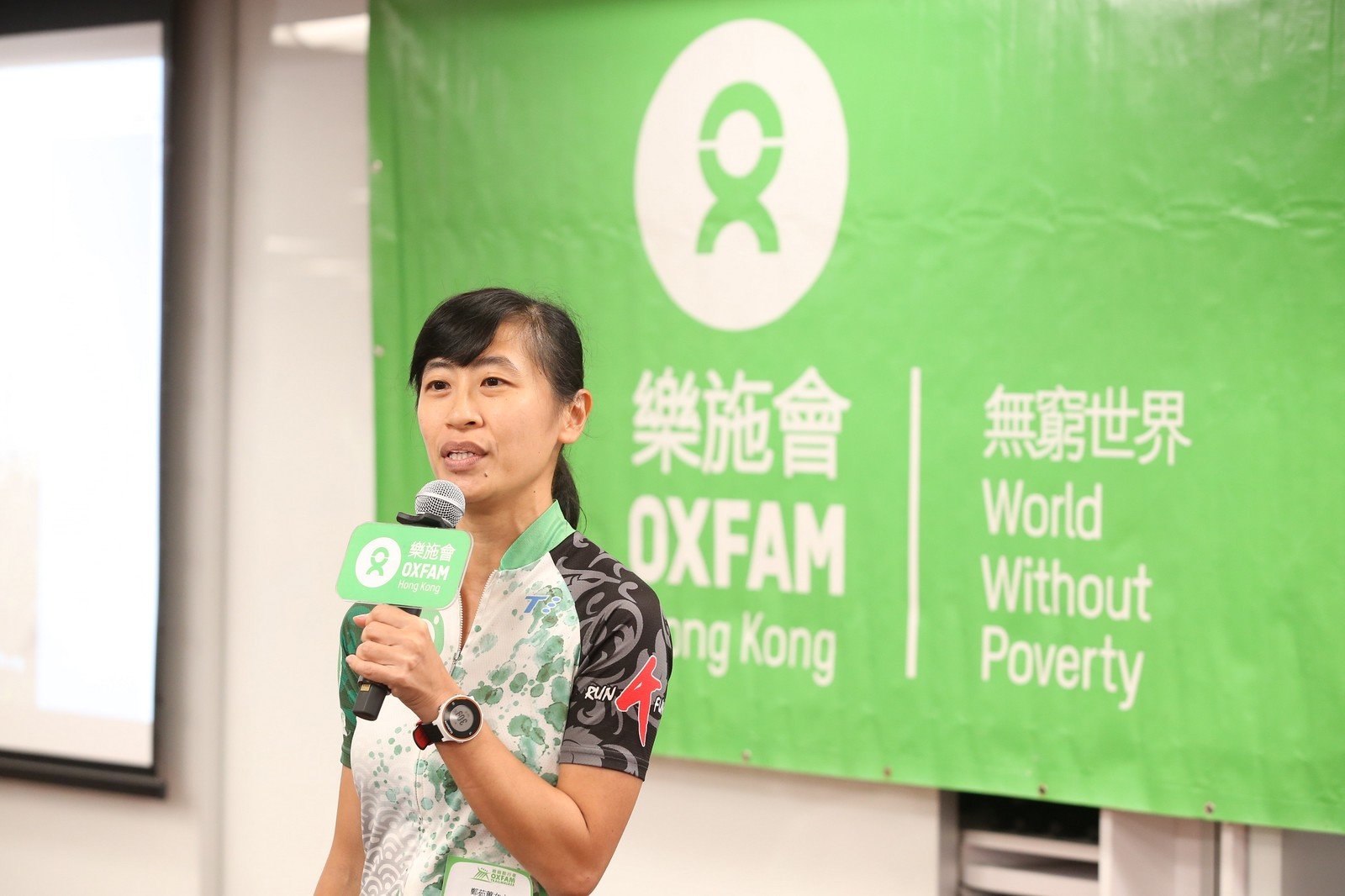 绿惜地球社区协作总监郑茹蕙鼓励参加者响应环保及惜食。
