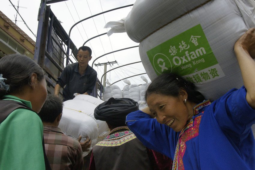 Oxfam started relief operations instantly which promptly responded to the needs of the affected people.